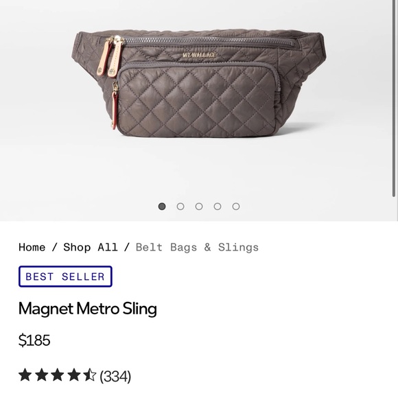 MZ Wallace Belt Bag - Magnet Metro Sling w/ dust bag - Picture 2 of 10